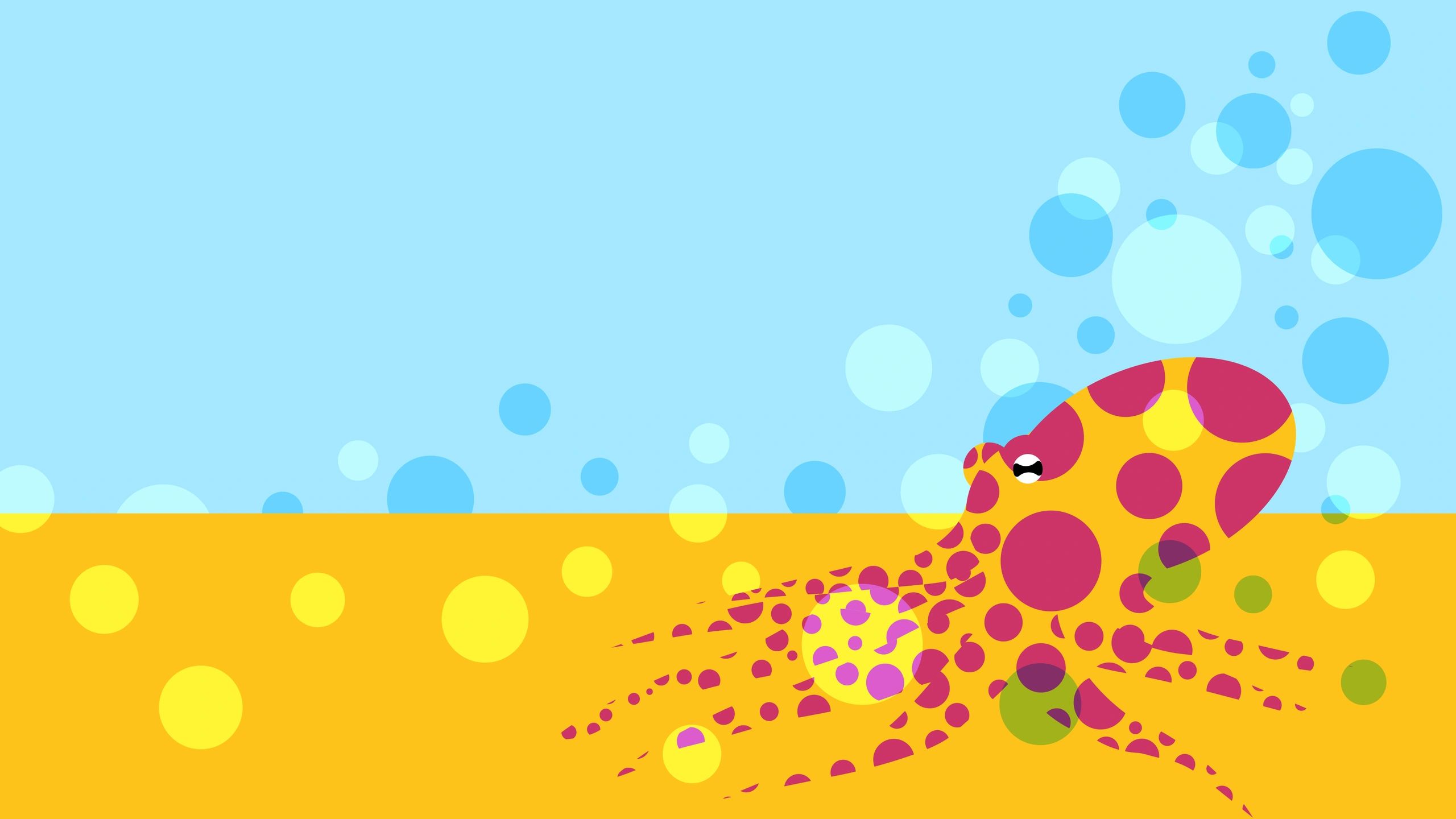Whimsical sea illustration for Lilly The Downeast Lobstah contact page